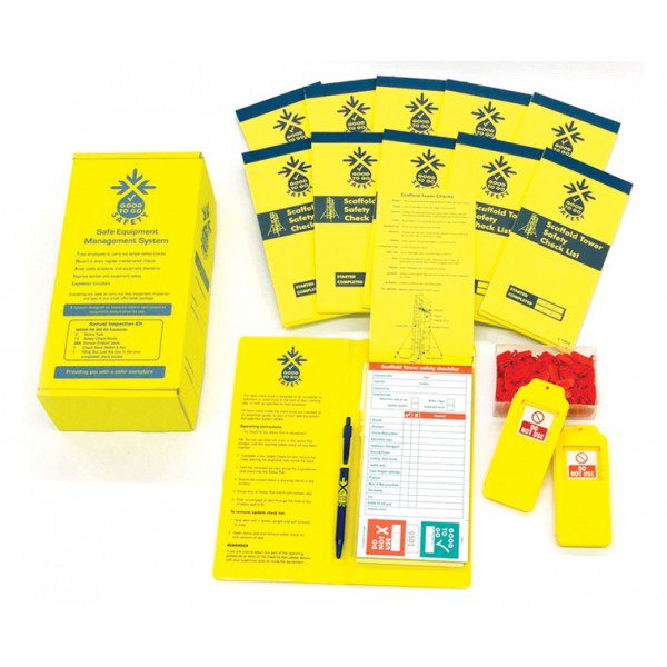 5_1314 Good to Go Safety™ Scaffold Towers Annual (Daily) Inspection Kits